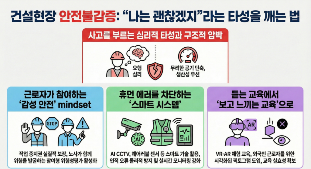 안전 불감증 해소 방법
