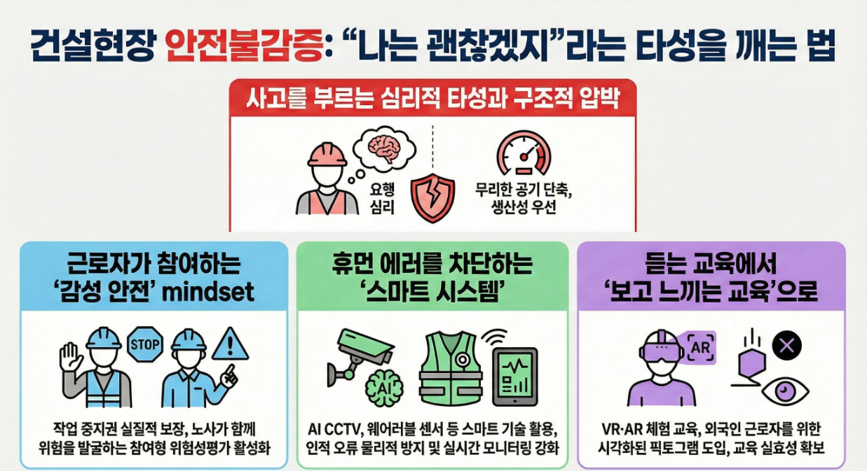 안전 불감증 해소 방법