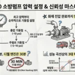 소방펌프 압력 설정 마스터 가이드 인포그래픽